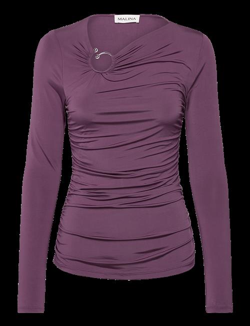 Malina | Amilia Ring Detail Jersey Top | M
