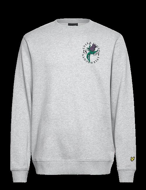 Lyle & Scott | Thistle Flora Printed Crew Neck Sweatshirt | S