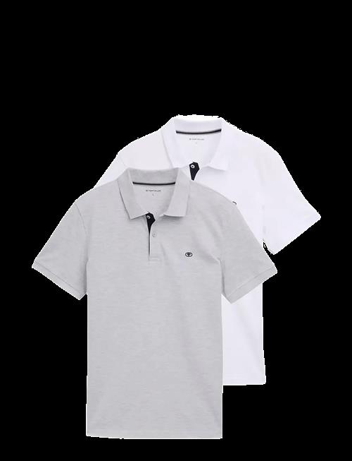 Se Tom Tailor | Doublepack Polo, Packaging | XXL hos Booztlet