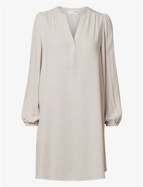Selected | Slfviva Ls Short V-Neck Dress Noos | 36