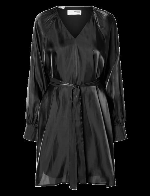 Selected | Slfarina Ls Short V-Neck Dress B | 38
