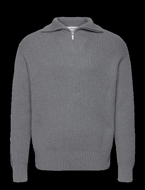 Selected | Slhdry Ls Knit Relaxed Half Zip | S