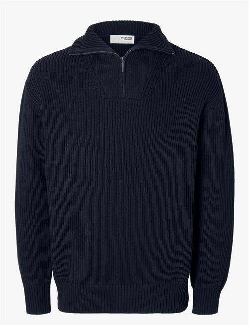 Selected | Slhdry Ls Knit Relaxed Half Zip | L