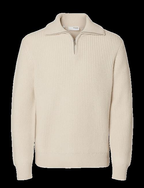 Selected | Slmland Ls Knit Half Zip | L