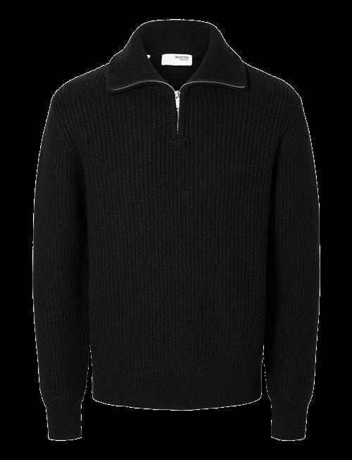 Selected | Slmland Ls Knit Half Zip | L