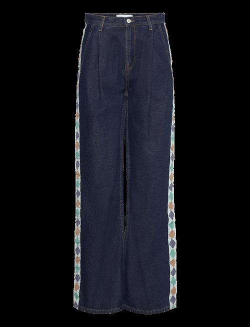 Bobo Choses | Embroidered Denim Pleated Jeans | S