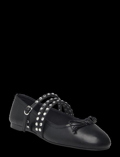 Mango | Studded Ballet Flats With Straps | 36