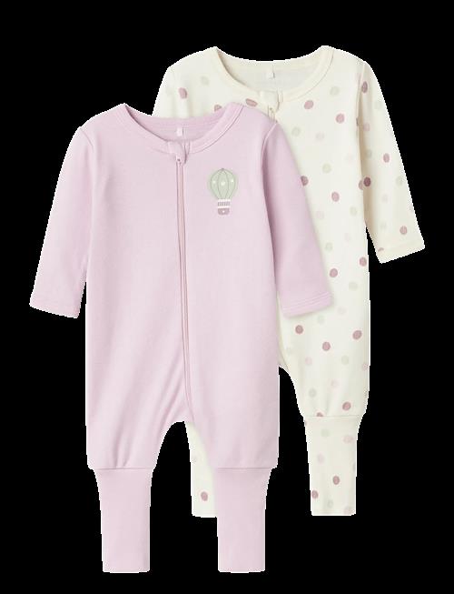name it | Nbfnightsuit 2P Zip Ff Jet Dot Noos | 92