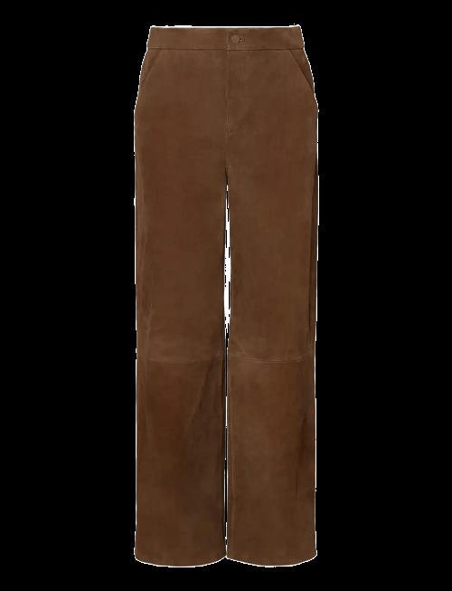 Malina | Felise High Rise Wide Leather Pants | M