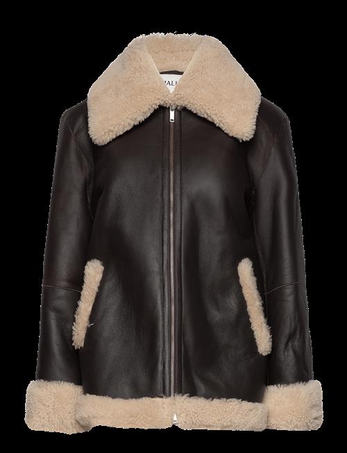 Malina | Alisson Oversized Shearling Jacket | M