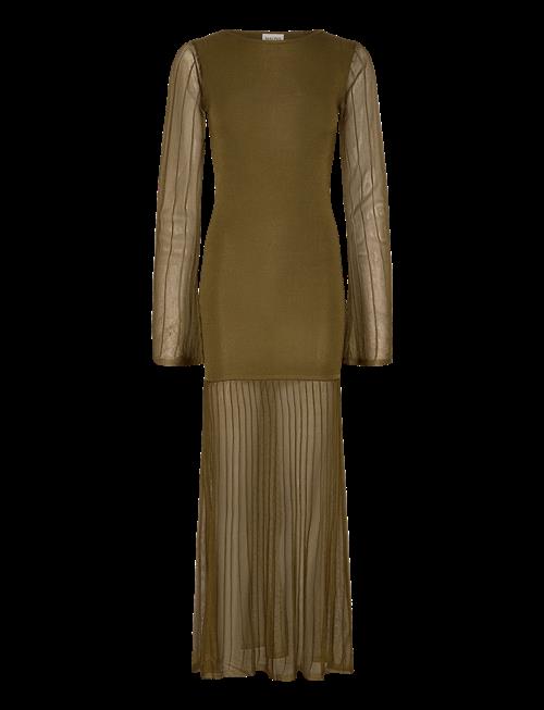 Malina | Haisley Sheer Knitted Maxi Dress | L
