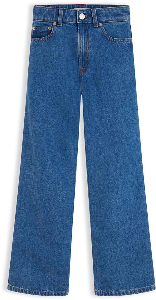 Tommy Hilfiger Mabel Jeans Med Brede Ben Medium 01  Medium 01 5 Y  Blå  5 år  Drenge, Piger
