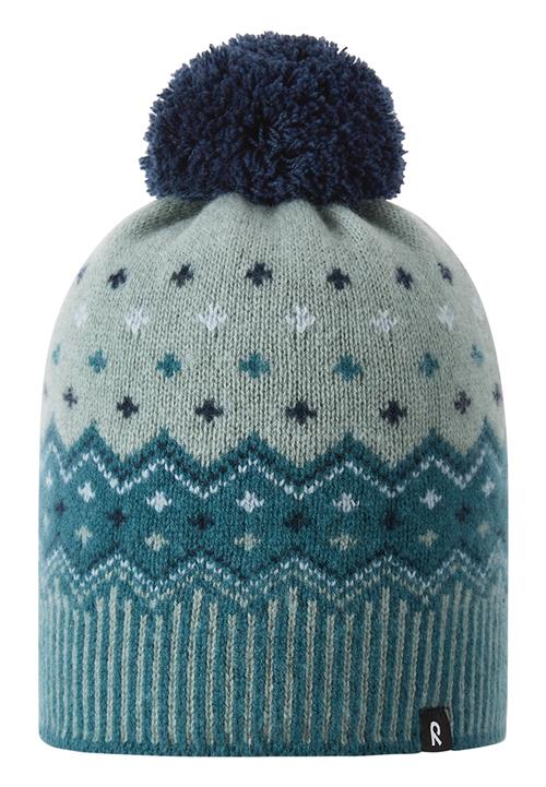 Reima Pohjoinen Beanie Dark Teal Dark Teal 56/58 cm  Blå  56/58 cm  Drenge, Piger