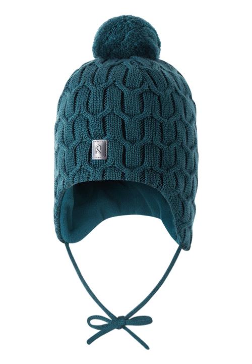 Reima Nunavut Beanie Dark Teal Dark Teal 50 cm  Blå  50 cm  Drenge, Piger