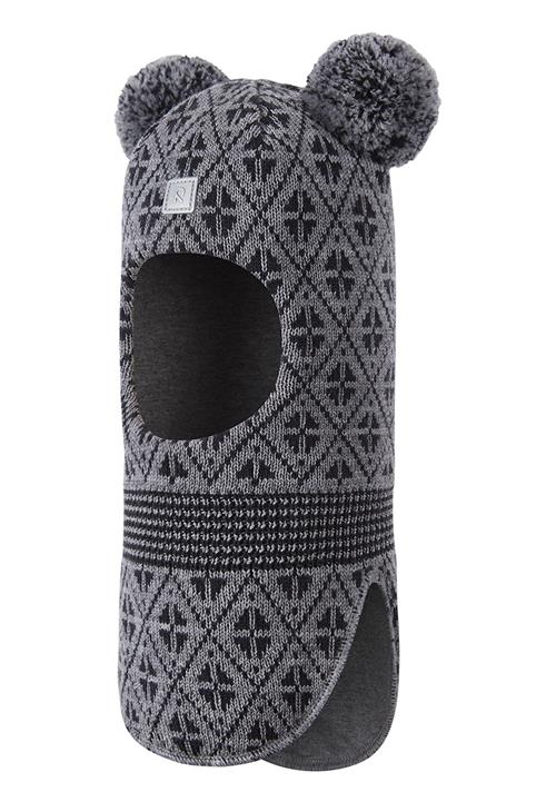 Reima Kuuraan Balaclava Melange Grey Melange Grey 54 cm  Grå  54 cm  Drenge, Piger