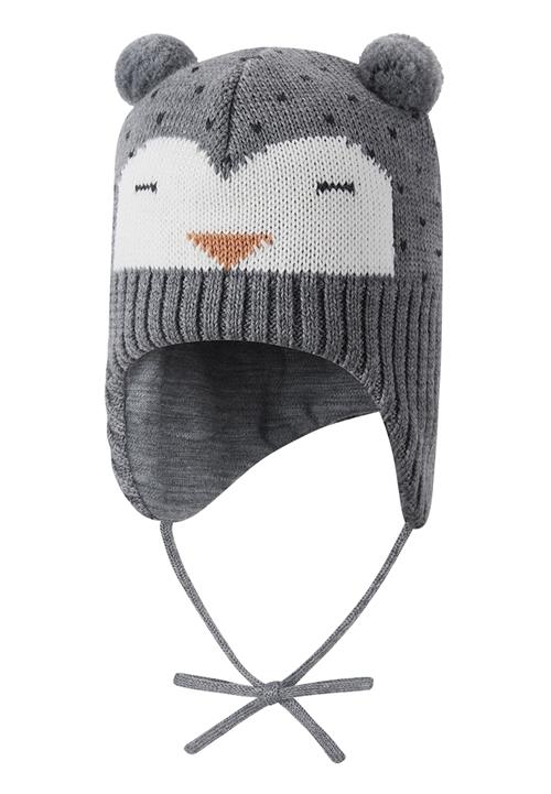 Reima Ilmein Beanie Melange Grey Melange Grey 50 cm  Grå  50 cm  Drenge, Piger