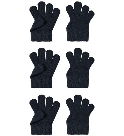 Name It Handsker - 3-pak - NmnMagic - Strik - Dark Sapphire