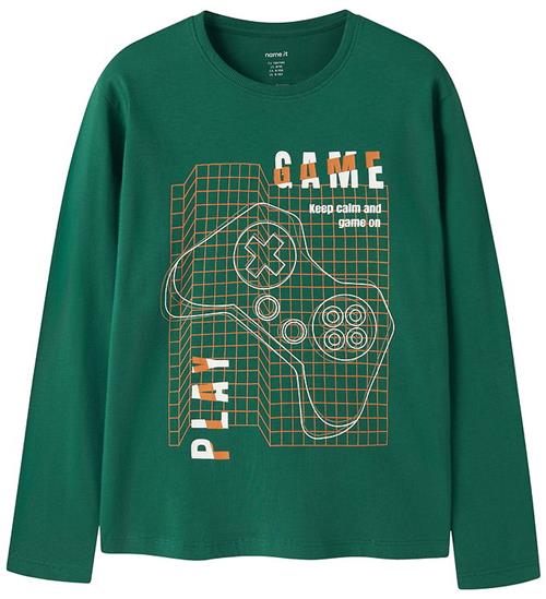 Name It Bluse - NkmVagno - Evergreen/Game Play