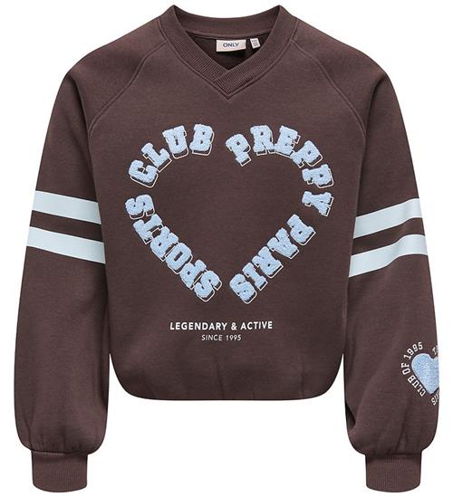 Kids Only Sweatshirt - KogColetta - Coffee Bean/Club