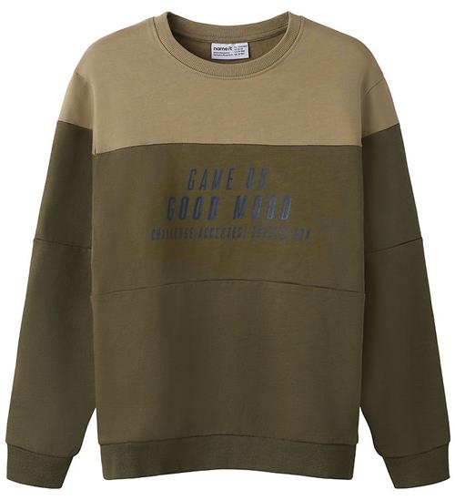 Name It Sweatshirt - NkmVemil - Olive Night/Game On