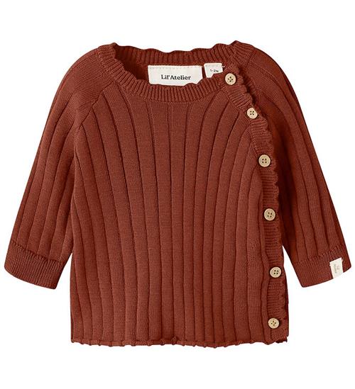 Lil Atelier Bluse - Strik - Rib - NbfNelsan - Mahogany