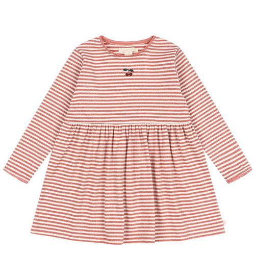 Konges Sløjd Kjole - Rib - Roli Stripe - Rose Cream Stripe