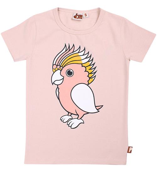 DYR-Cph T-shirt - DyrGrowl T - Lt Rose Papegoeje