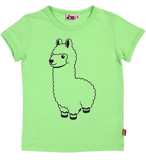 DYR-Cph T-shirt - DyrHide - Bright Green Lama Buddy