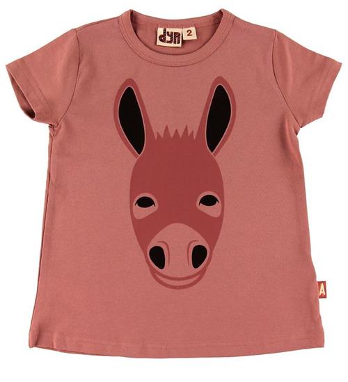 DYR-Cph T-shirt - Wildlife - Gammelrosa m. Æsel