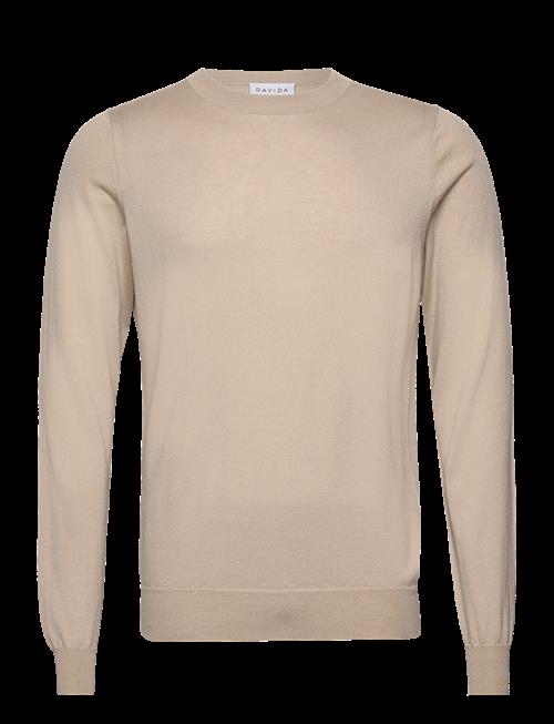 Davida Cashmere | Man Fine Knit O-Neck Sweater | XL