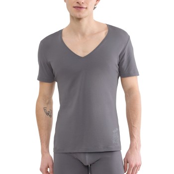 Sloggi SLG Base V-Neck Grå bomuld X-Large Herre