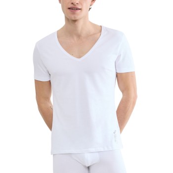 Sloggi SLG Base V-Neck Hvid bomuld Large Herre