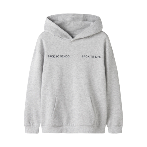 NAME IT Sweatshirt Leland Light Grey Melange