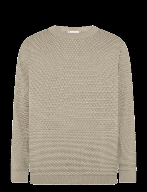 Knowledge Cotton Apparel | Bubble Knit Crew Neck | XXL