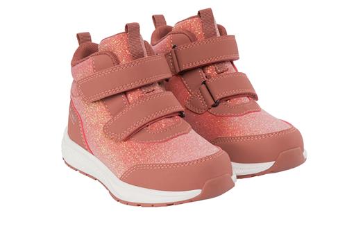 Viking Bouncy Glitter Mid WP 2V Overgangssko Pink  Pink 28 EU  Lyserød  28 EU  Piger