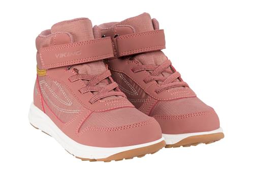 Viking Hovet Mid WP 1V Overgangssko  Pink 24 EU  Lyserød  24 EU  Piger