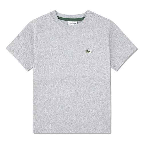 Lacoste T-shirt Argent Chine Heather  Argent Chine Heather 122 cm  Grå  122 cm  Drenge
