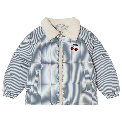 Kuling Luzern Pufferjakke Thin Stripe  Thin Stripe-140 cm  Blå  140 cm  Drenge, Piger