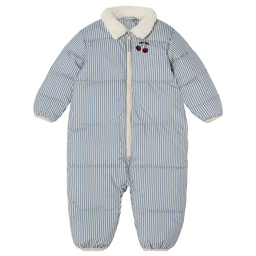 Kuling Luzern Puffer-overalls Thin Stripe  Thin Stripe-80 cm  Blå  80 cm  Drenge, Piger