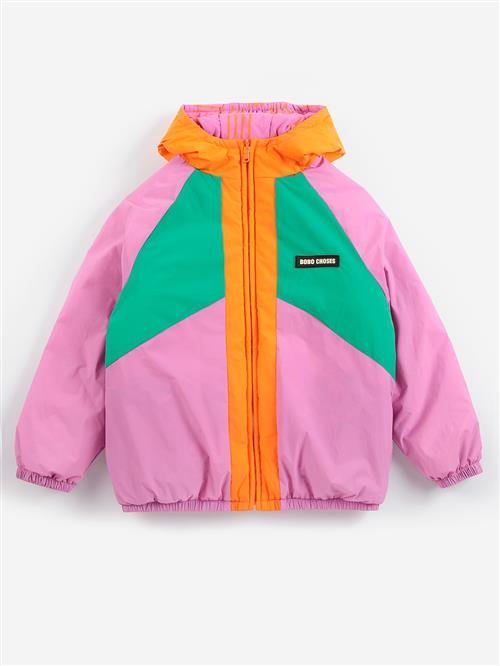 Bobo Choses Almost Moiré Vendbar Anorak Fuchsia  Fuchsia 12-13 Y  Lyserød  12-13 år  Piger