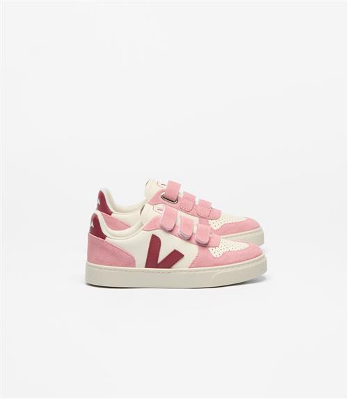 Veja Small V-10 Leather Pure Marsala Mary Pure Marsala Mary-27  Hvid  27 EU  Piger