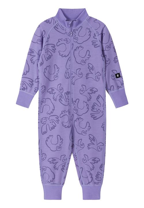 Reima Parvin Wool Coverall Blooming Lilac Blooming Lilac 104 cm  Lilla  104 cm  Drenge, Piger