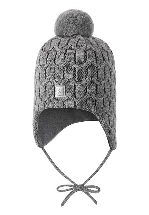 Reima Nunavut Beanie Melange Grey Melange Grey 52 cm  Grå  52 cm  Drenge, Piger