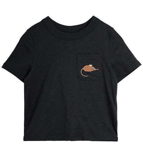 Mini Rodini T-shirt - Elephant Shrew - Sort