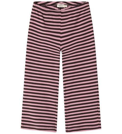 MarMar Bukser - Modal/Rib - Pansi - Heather Stripe