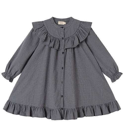 MarMar Kjole - Dalina - Pigeon Blue Check