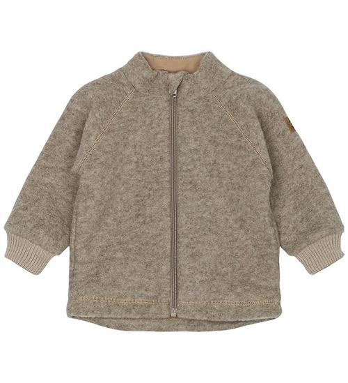 Mikk-Line Cardigan - Uld/Bomuld - Melange Denver