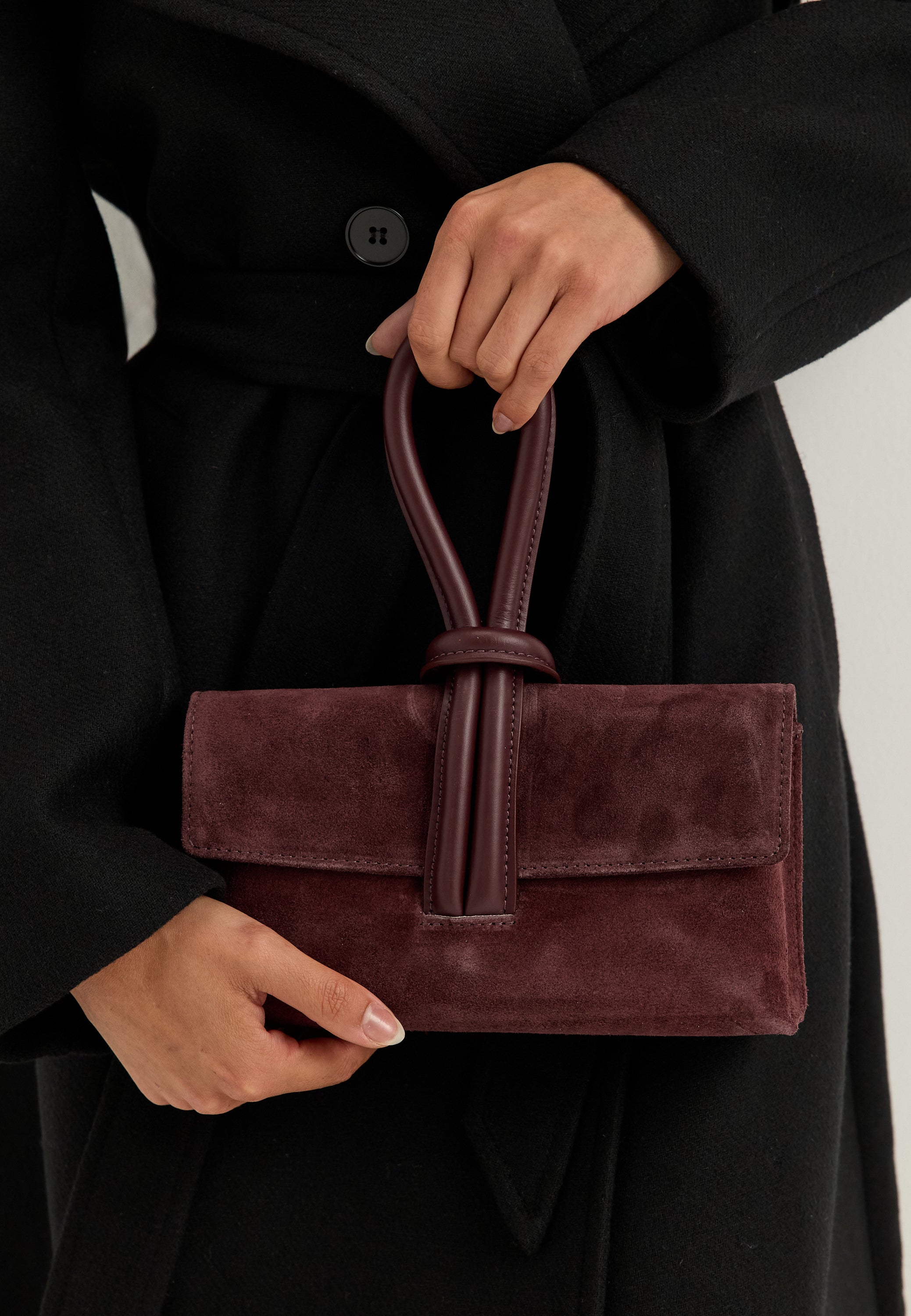 LATALIA AB Barletta Small Suede Bag