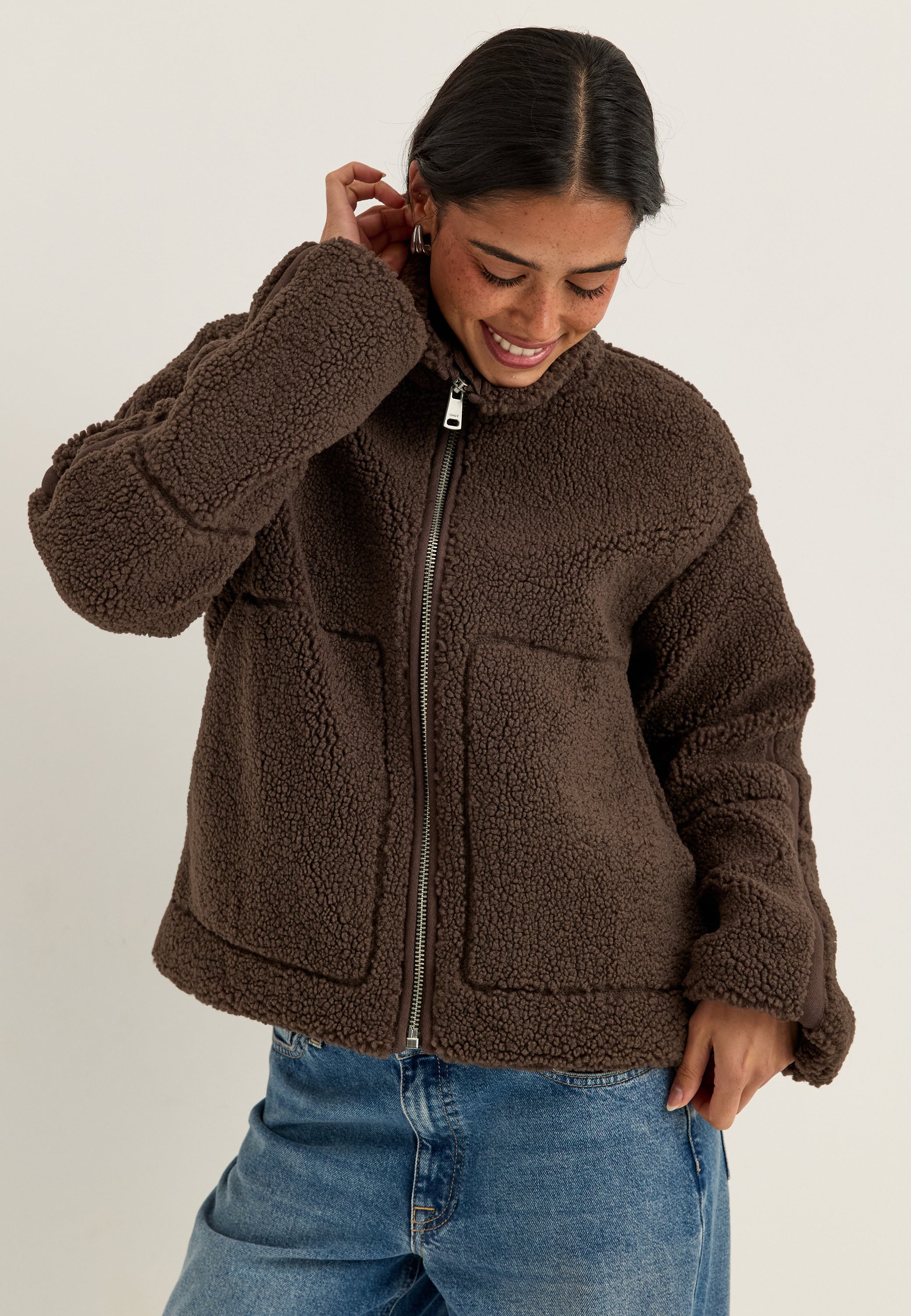 ONLY Onlaspen Life Teddy Jacket