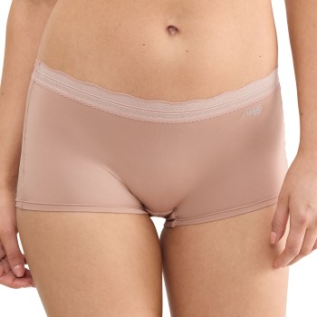Sloggi Trusser 2P GO Blush Shorts Beige polyamid X-Small Dame